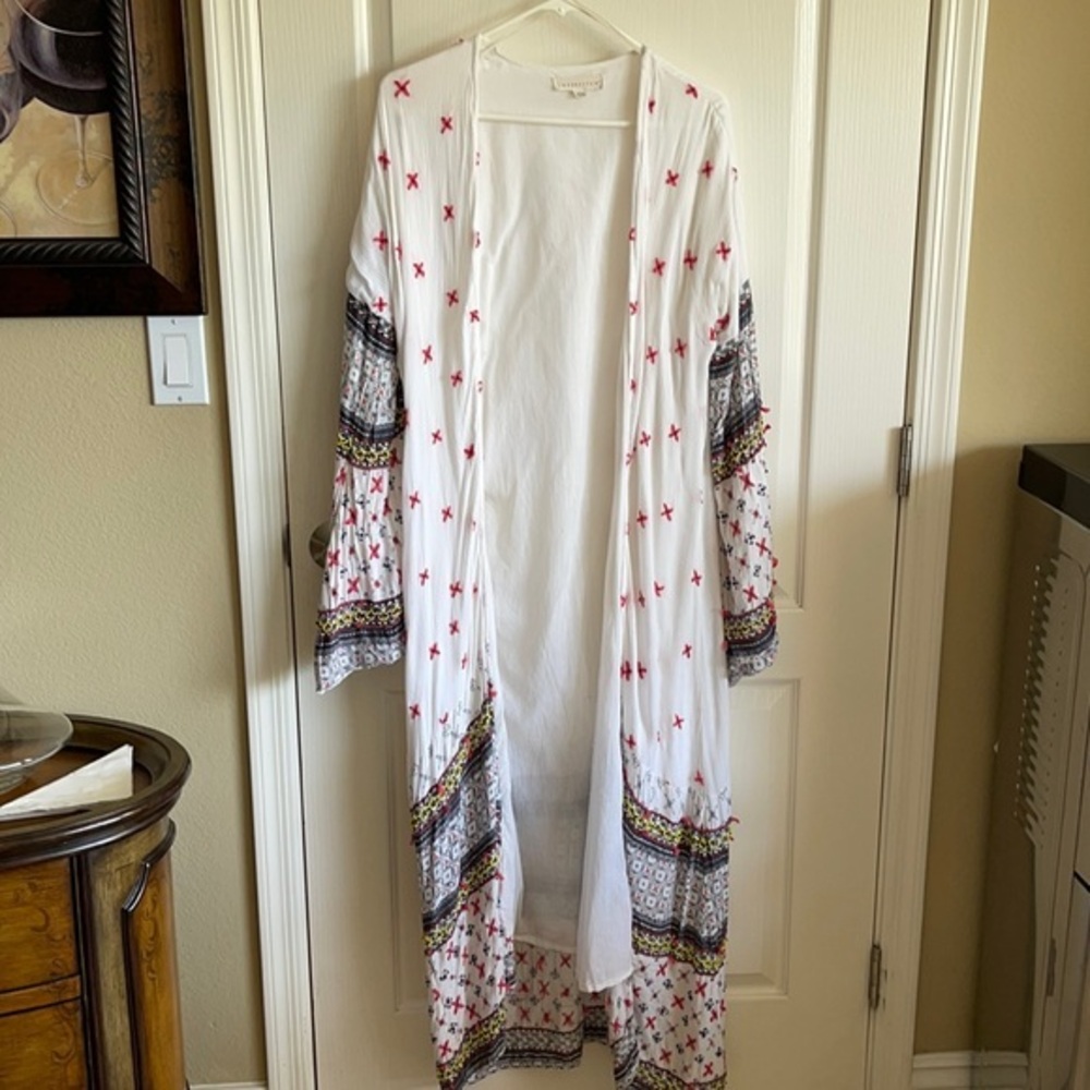 Kimono/ jacket long with bell sleeves